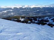 View from Outer Limits over the ski area