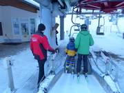 Very helpful staff at the chairlift