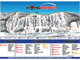 Trail map Kissing Bridge