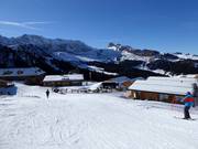 Zallinger directly on the slope