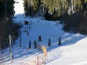 Easy slope at the platter lift K parkovišti
