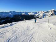 Start of the Sunshine Coast descent at Goat's Eye Mountain