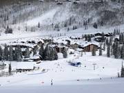 Solitude village directly at the ski resort