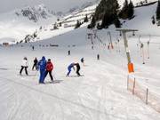 Beginner area at Gampen (St. Anton)