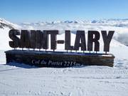 At Col du Portet at 2215 m