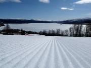 Perfect slope grooming in the Tärnaby ski resort