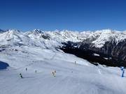 View over the Ratschings-Jaufen ski area