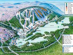 Trail map King Pine – Purity Spring Resort