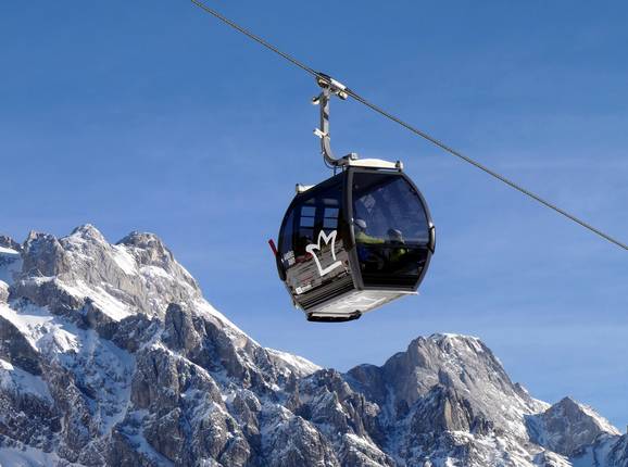 Gabühelbahn - 10pers. Gondola lift (monocable circulating ropeway)