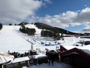 View of the Kläppen ski resort