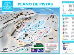 Trail map Lunada
