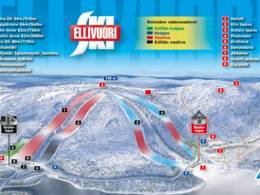 Trail map Ellivuori
