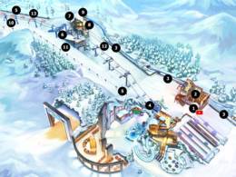 Trail map Ski Dubai – Mall of the Emirates