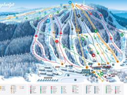 Trail map Kungsberget