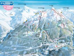 Trail map La Norma