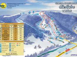 Trail map Cieńków – Malinka (Wisła)