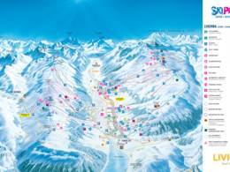Trail map Livigno