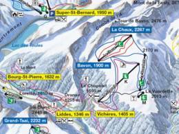 Ski resort Vichères (Liddes)