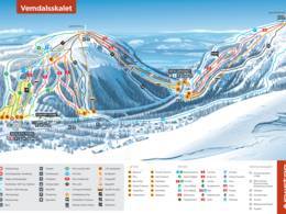 Trail map Vemdalsskalet
