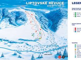 Trail map Liptovské Revúce
