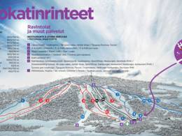 Trail map Vuokatti