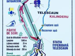Trail map Kalinderu – Buşteni