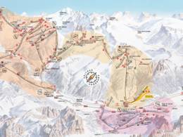 Trail map Belvedere/Col Rodella/Ciampac/Buffaure – Canazei/Campitello/Alba/Pozza di Fassa