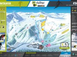 Trail map Vallter 2000