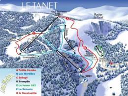 Ski resort Le Tanet