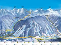 Trail map Macesnovc Rateče