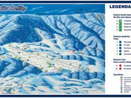 Trail map Králiky