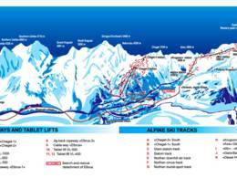 Trail map Mt. Cheget