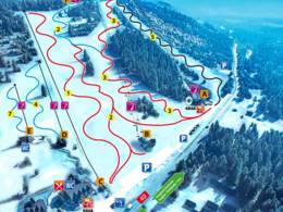 Trail map Hawrań – Jurgów