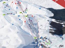 Trail map Seli Ski Area