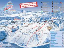 Trail map Postwiesen Skidorf – Neuastenberg