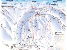 Trail map Las Leñas