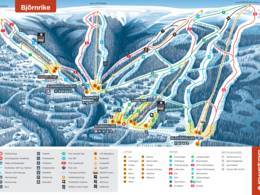 Trail map Björnrike