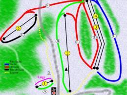 Ski resort Bleymard Mont Lozère