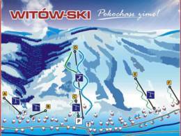 Trail map Witów