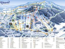 Trail map Kläppen