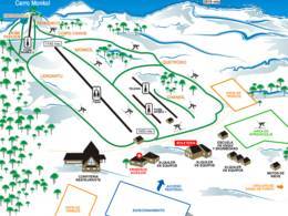 Trail map Batea Mahuida