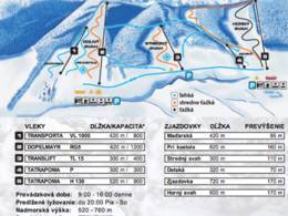 Trail map Regetovka