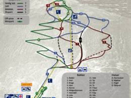 Trail map Uvdal Alpinsenter