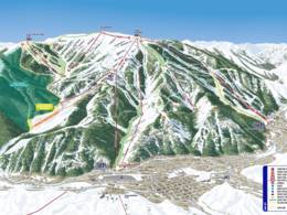 Ski resort Bald Mountain – Sun Valley
