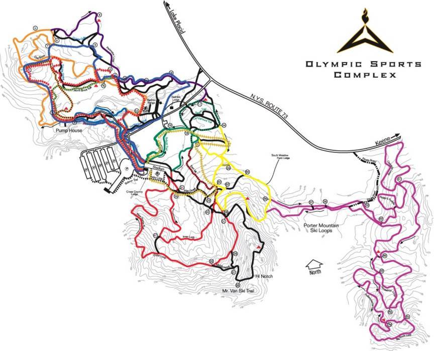 Cross Country Skiing Whiteface Lake Placid Cross County Trails Whiteface Lake Placid