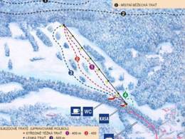 Ski resort Nezdice na Šumavě