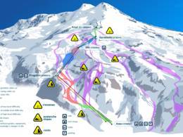 Trail map Mt. Elbrus