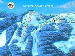 Ski resort Soláň – Vrchol