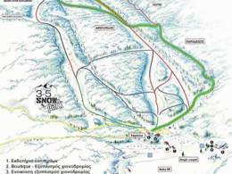 Trail map 3-5 Pigadia – Naoussa
