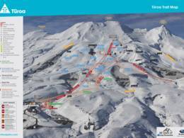 Trail map Turoa